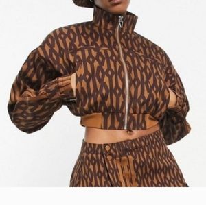 MERRY XMAS....IVY PARK X Adidas monogram crop jacket SIZE MED..PRICE IS FIRM..